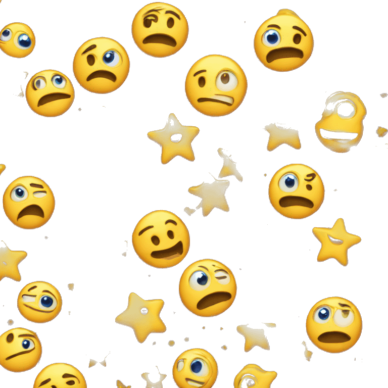 emoji with stars instea of eyes emoji