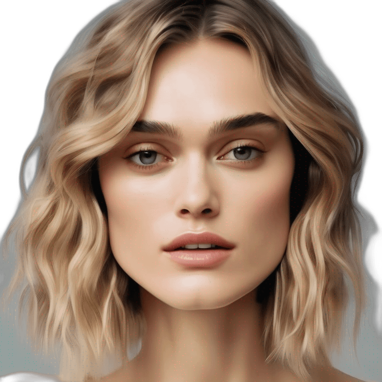 Blonde Keira knightley emoji