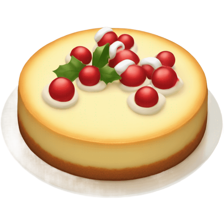 Christmas food japanese cheesecake emoji