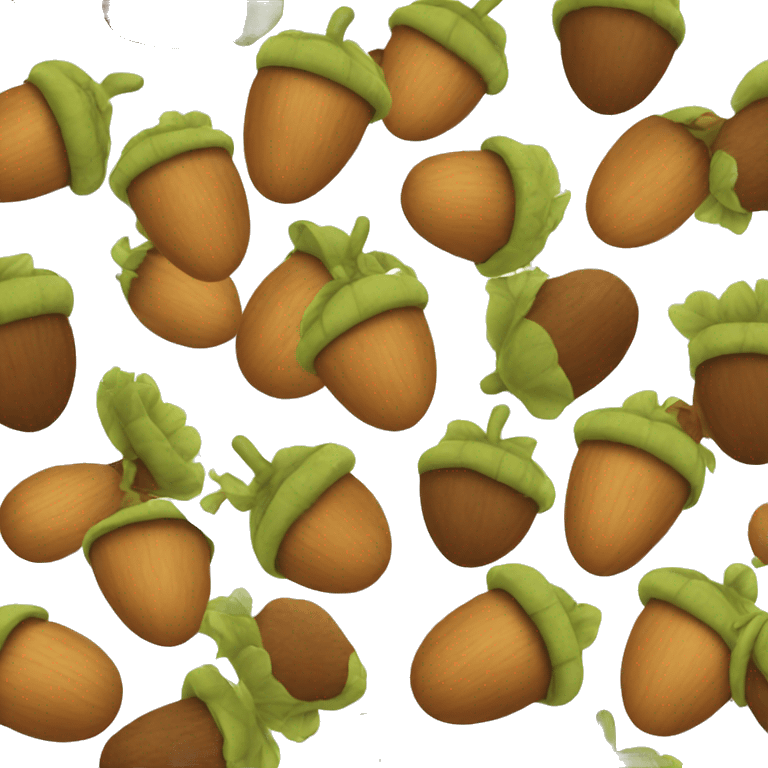 an acorn emoji