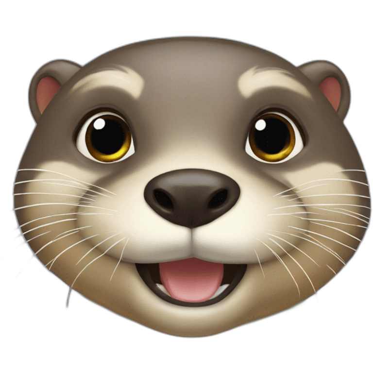 loutre qui dors emoji