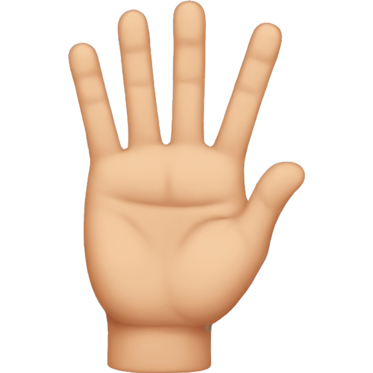 3 fingers emoji