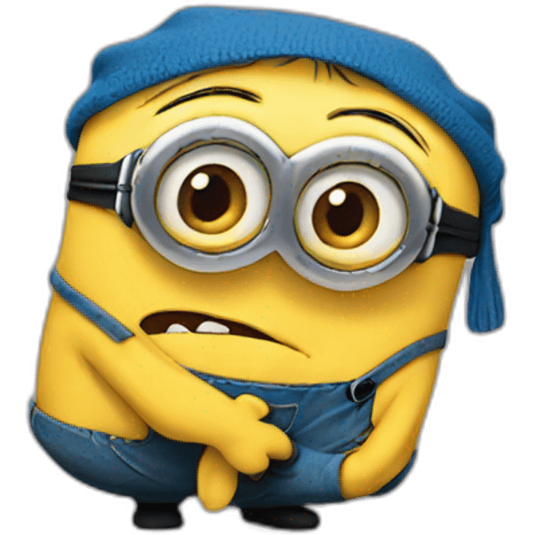 minion crying emoji