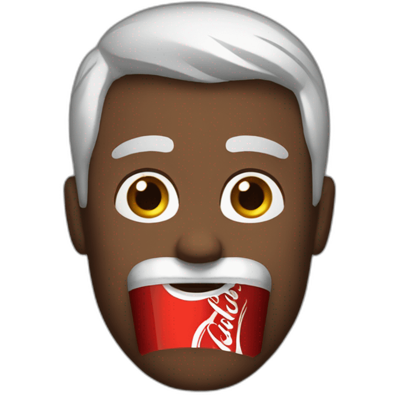 John Mc enrole who drink a coke emoji