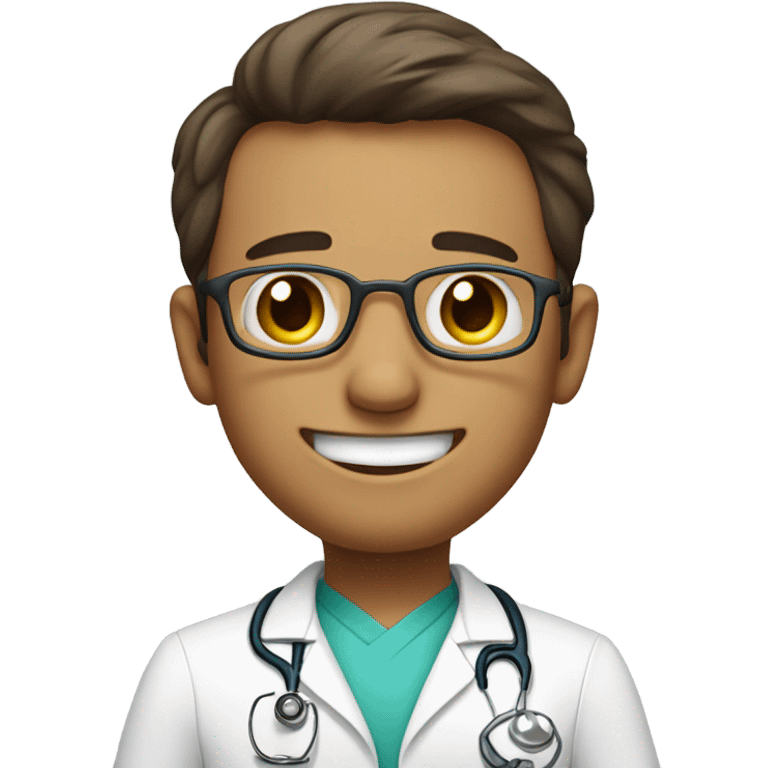 a doctor giving thanks  emoji