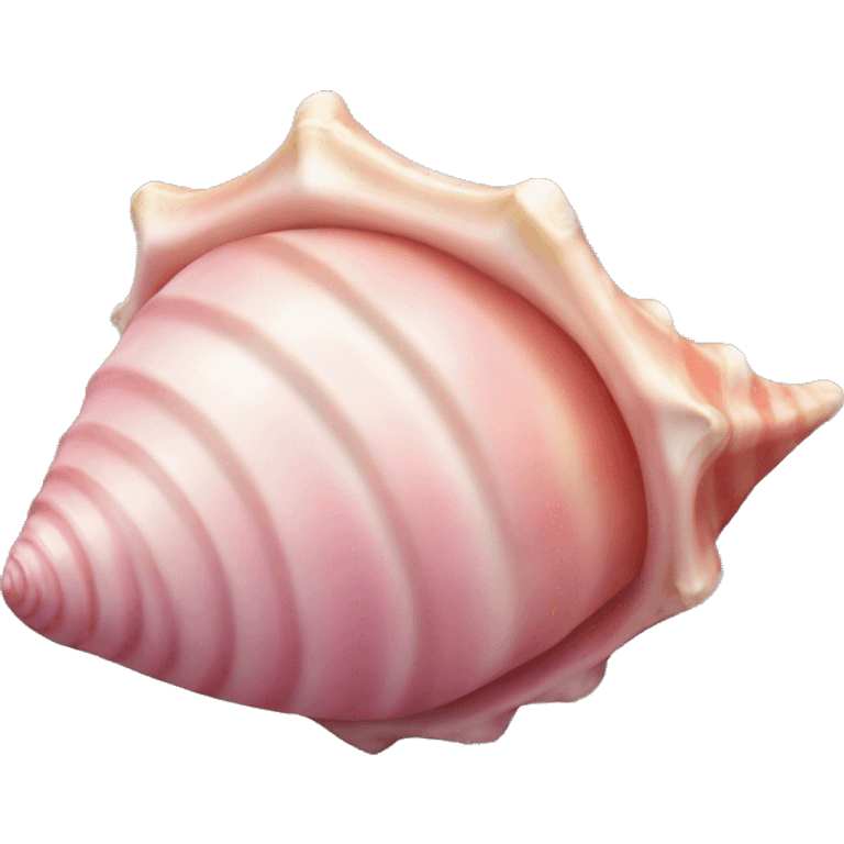 Pink conch shell  emoji