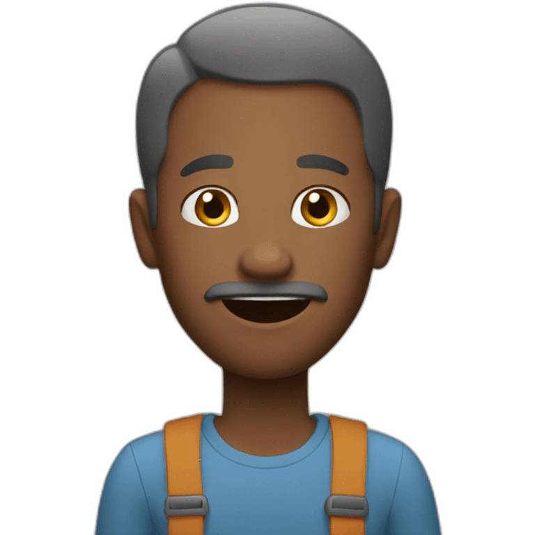 man storytelling  emoji