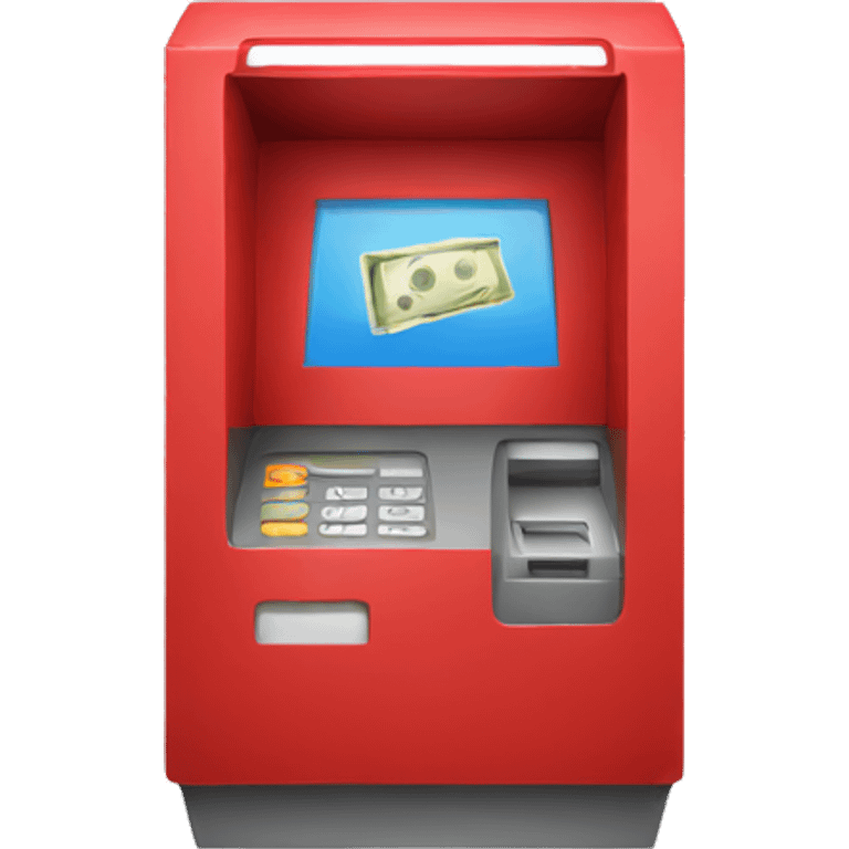 red ATM emoji