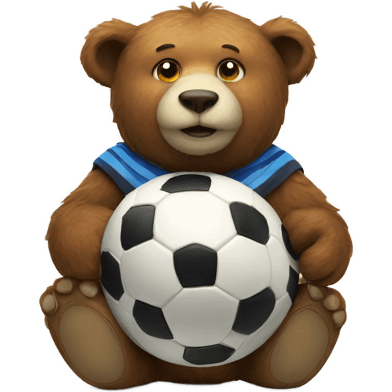 soccer bear emoji