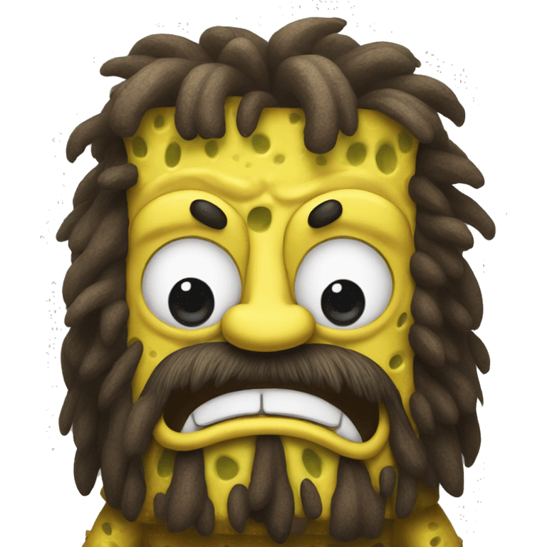 spongebob as caveman emoji