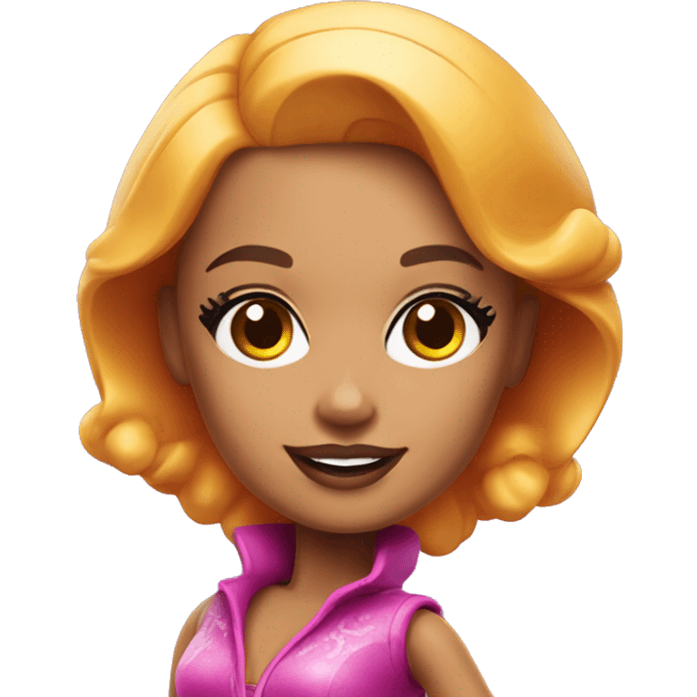 femle barbie in halloween costume  emoji