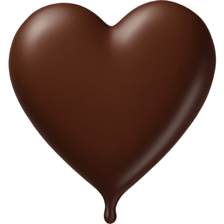 Red Heart dipped in chocolate  emoji