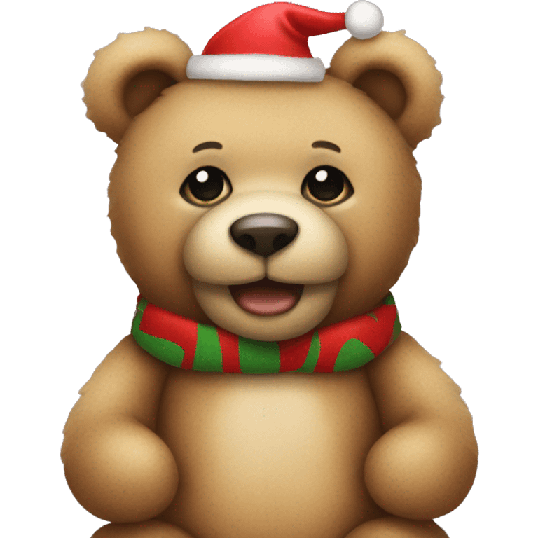 Christmas Teddy bear  emoji