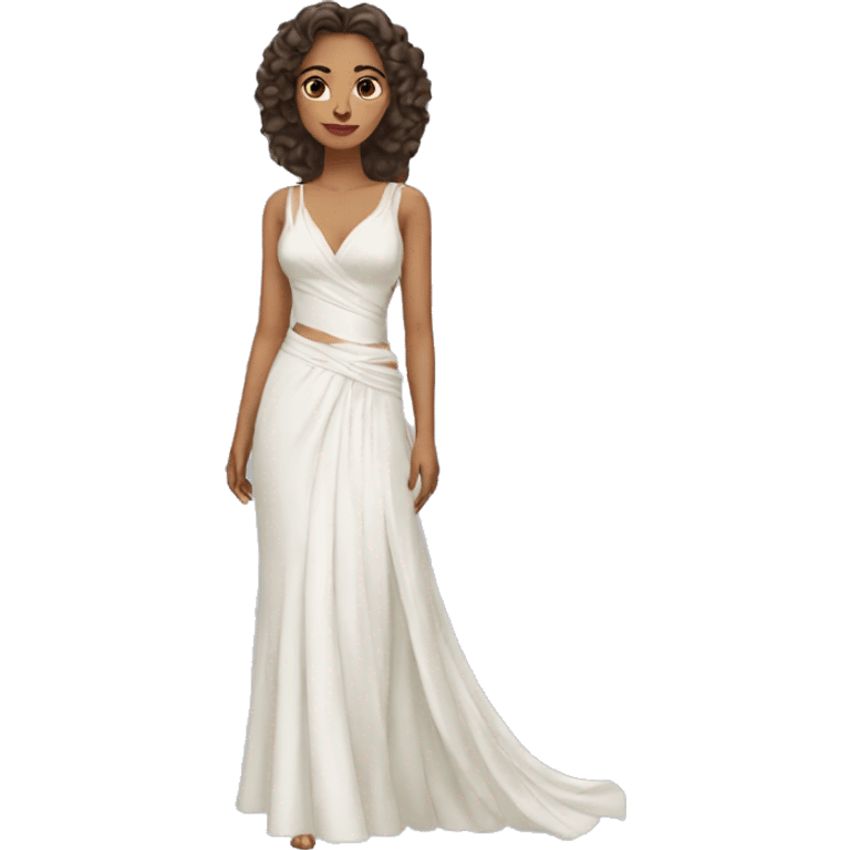 mohini white dress emoji