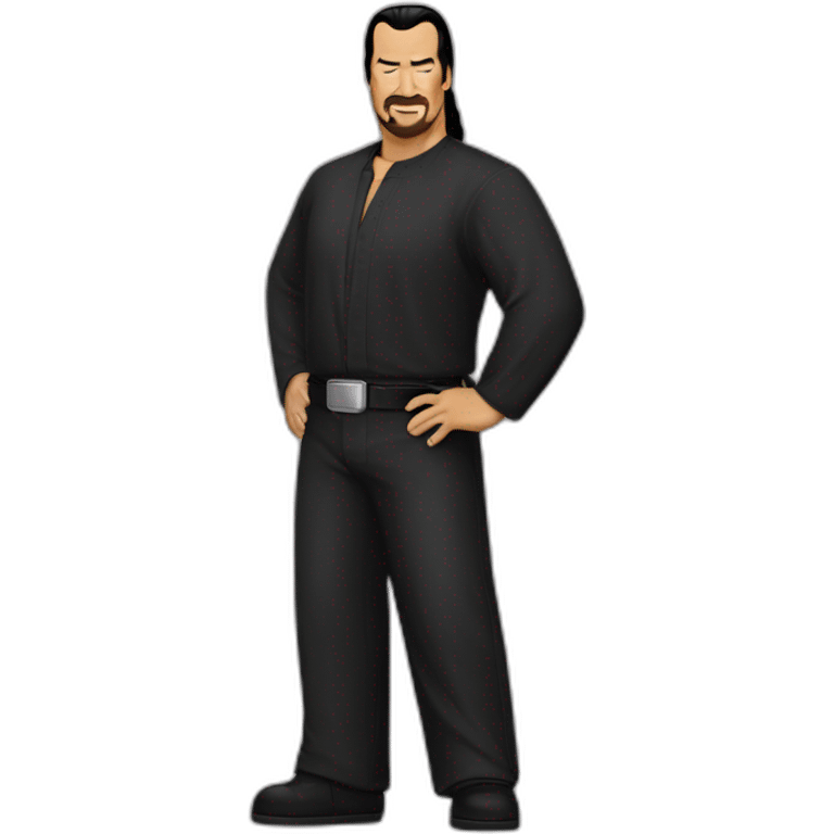 steven-seagal cartoon wearing long shirt emoji