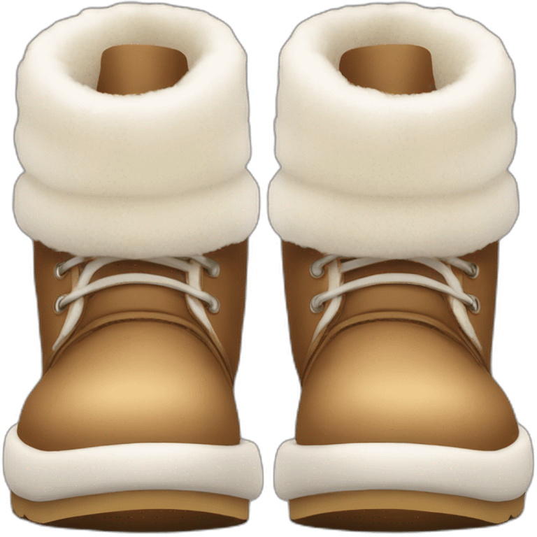 Low top uggs with puffy socks emoji