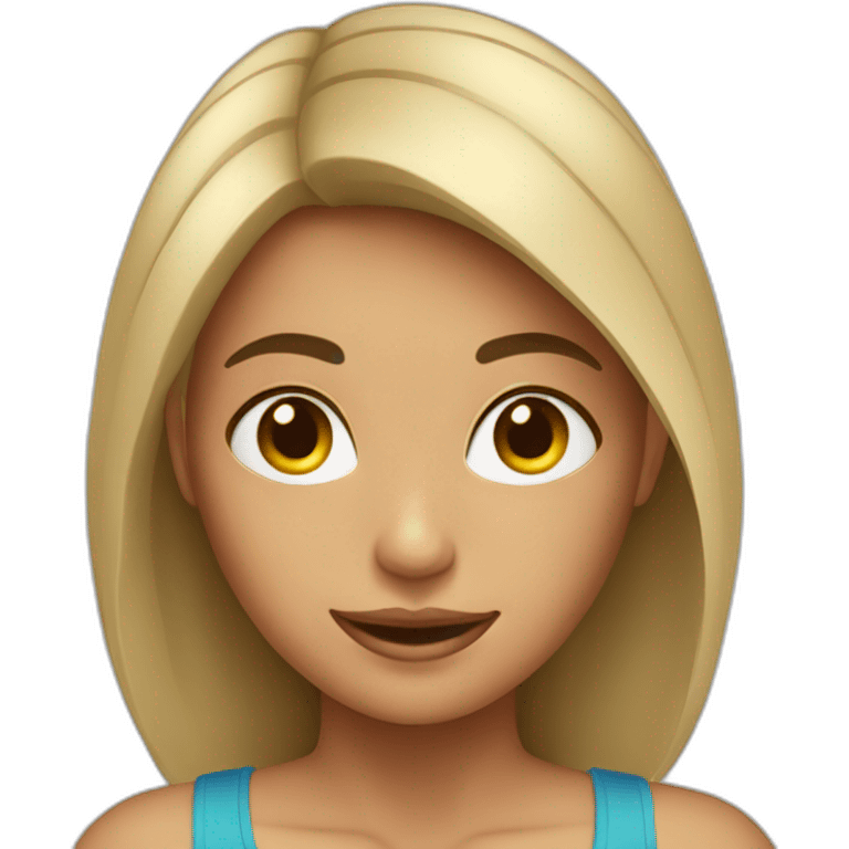 A fit girl emoji