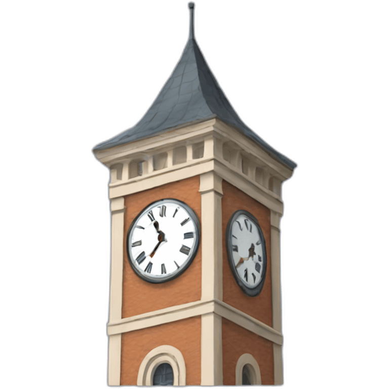  clock tower emoji