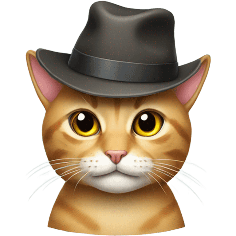 A cat w a hat emoji