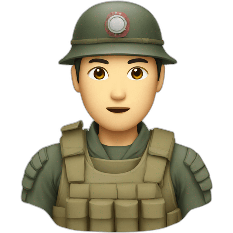 Japanese soldier emoji