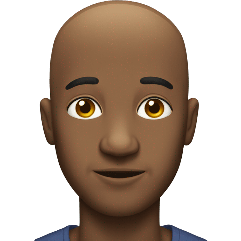 Bald Black guy  emoji