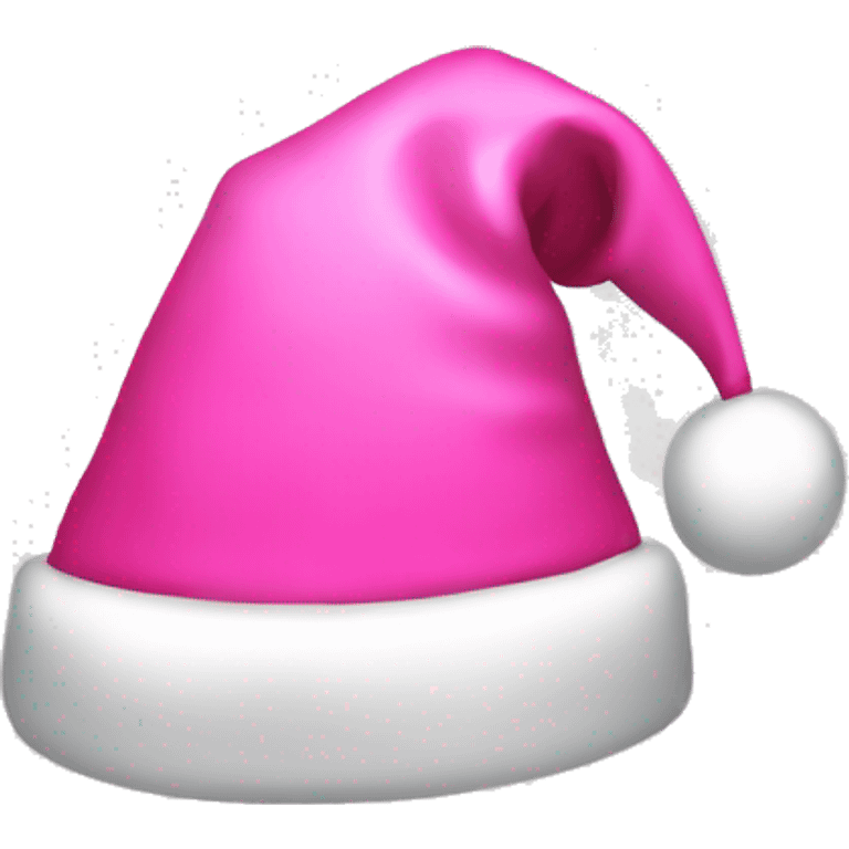 pink christmas hat emoji