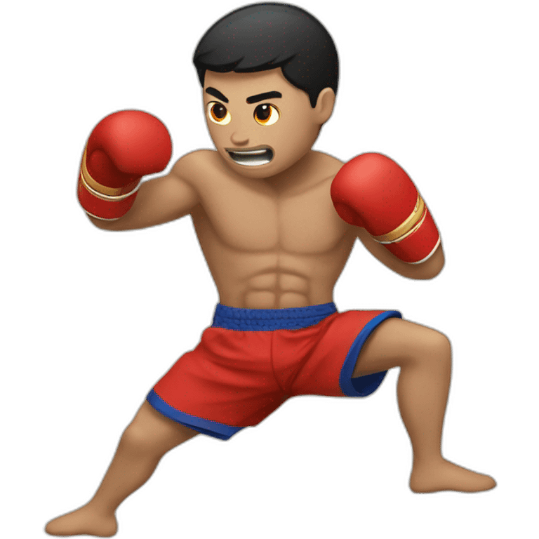 Muay thai emoji