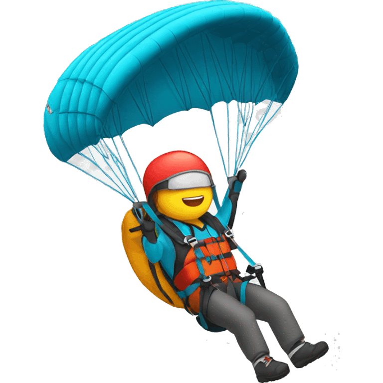 Paragliding emoji