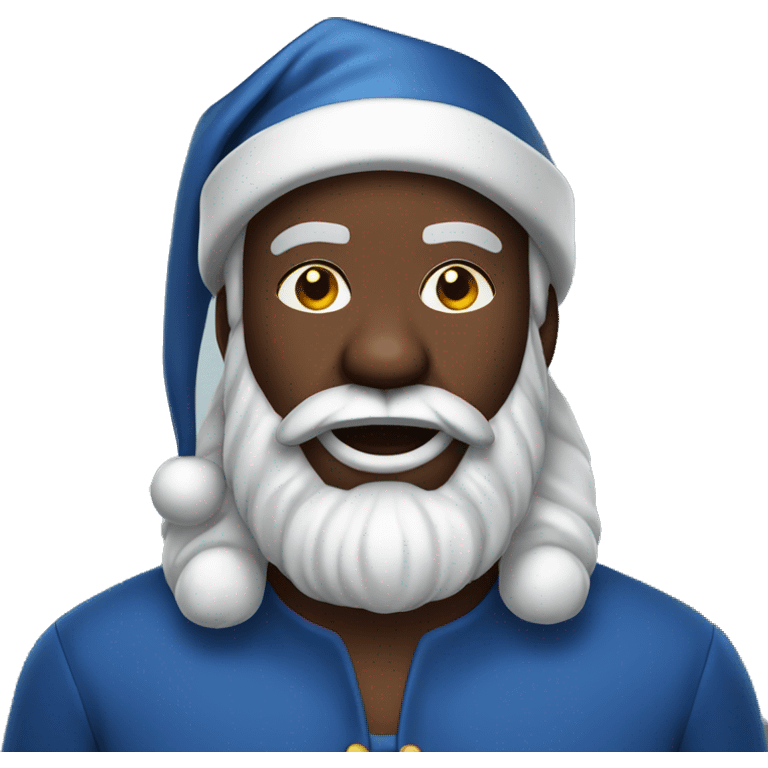 Black Santa Claus  emoji