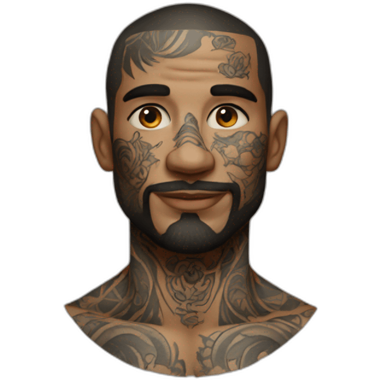 tattooed man emoji