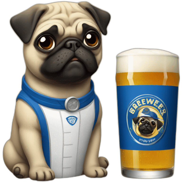 brewer pug emoji