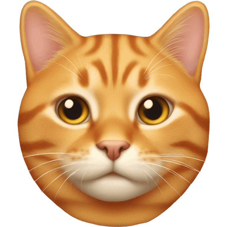 Fat orange tabby emoji