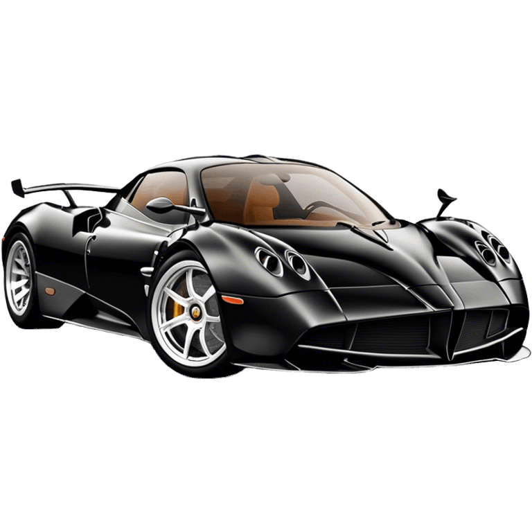 Pagani Huayra - Pagani (Model Year: 2022) (Iconic colour: Black) emoji