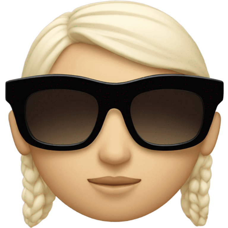 Black prada sunglasses  emoji