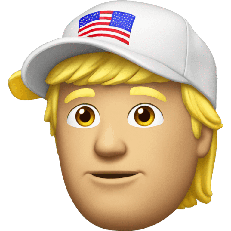 Donald trump avec une casquette  emoji