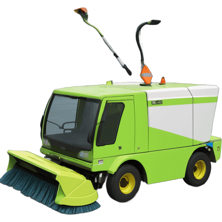 city sweeper emoji