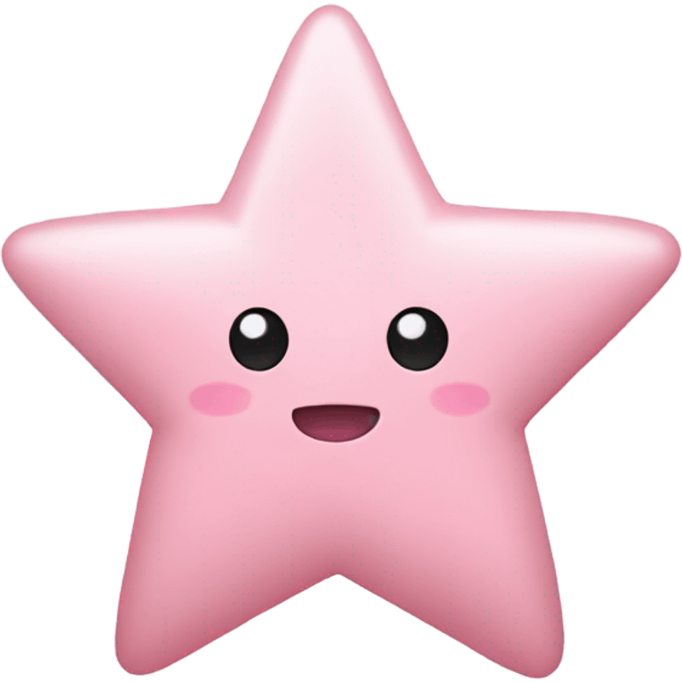 Light pink star emoji