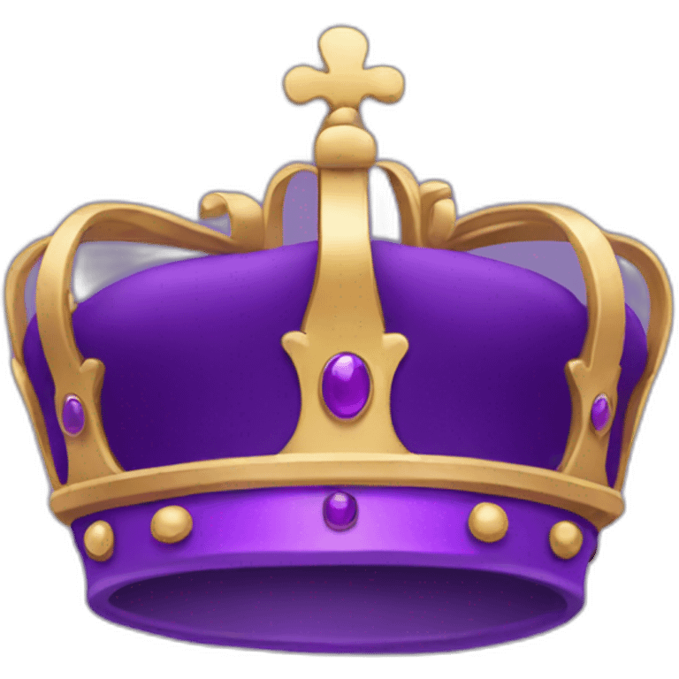 Purple crown emoji