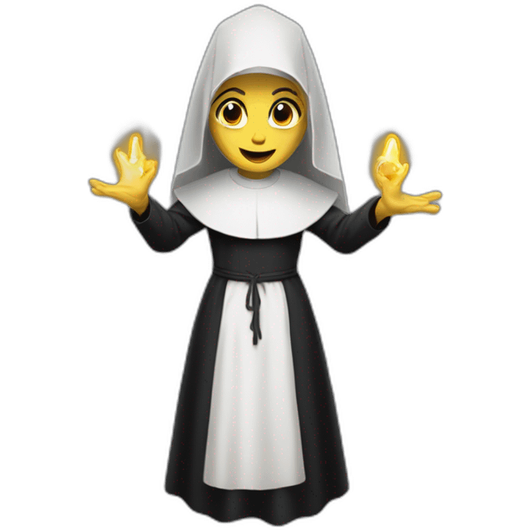 The-Nun-conjuring emoji