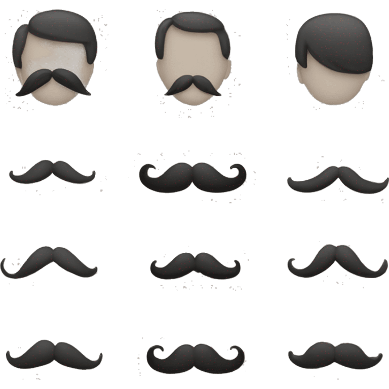 Moustache  emoji