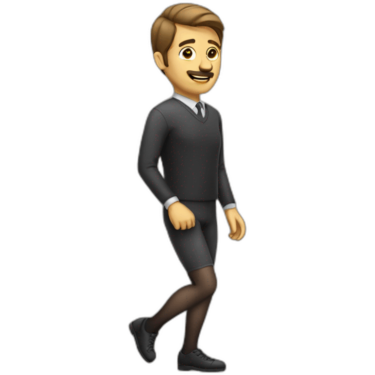 man wearing pantyhose emoji