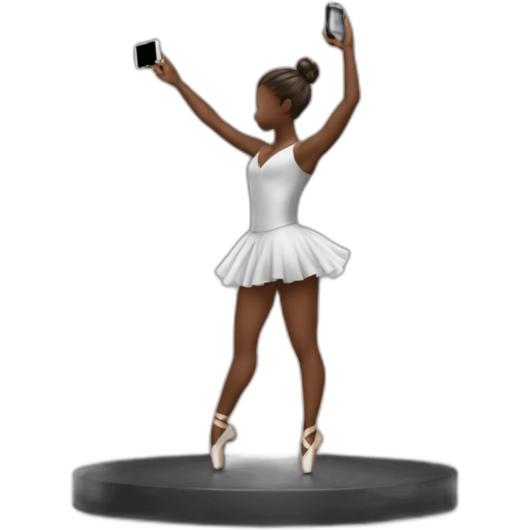 taking photos of dancer on stage emoji