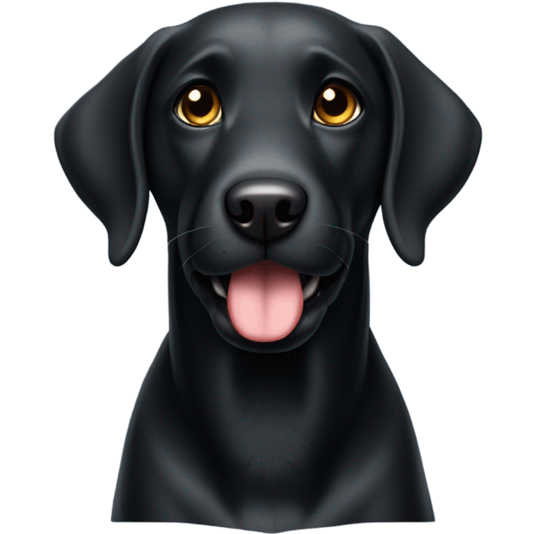 Black Labrador  emoji