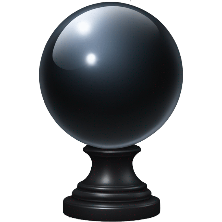 black crystal ball emoji