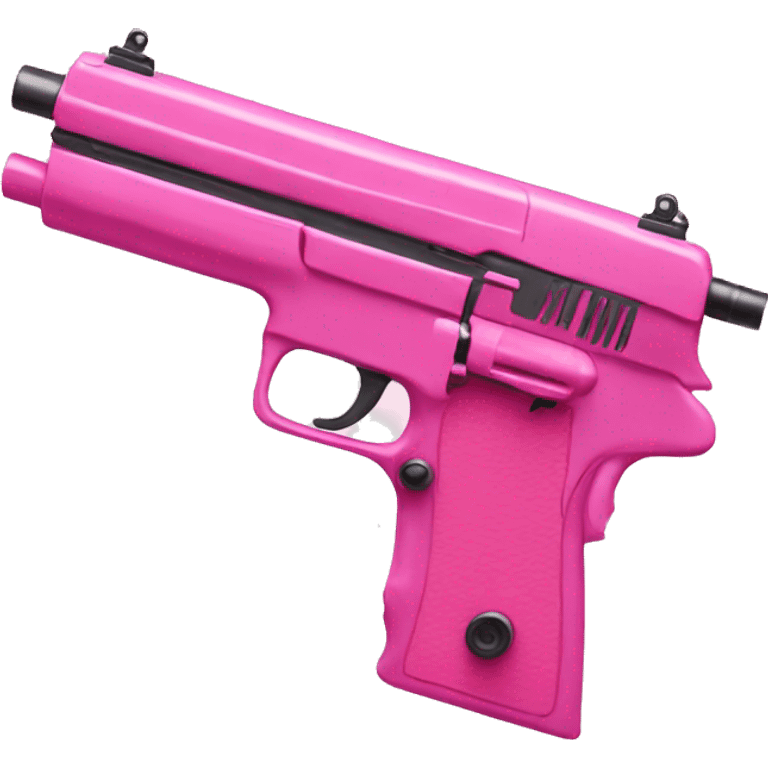 Pink gun emoji