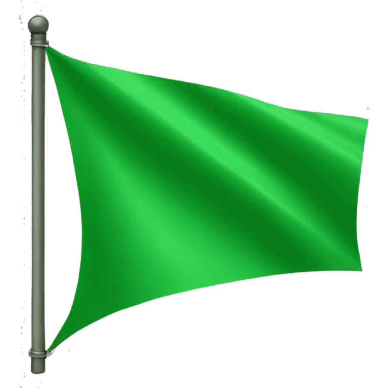 Green triangular flag emoji