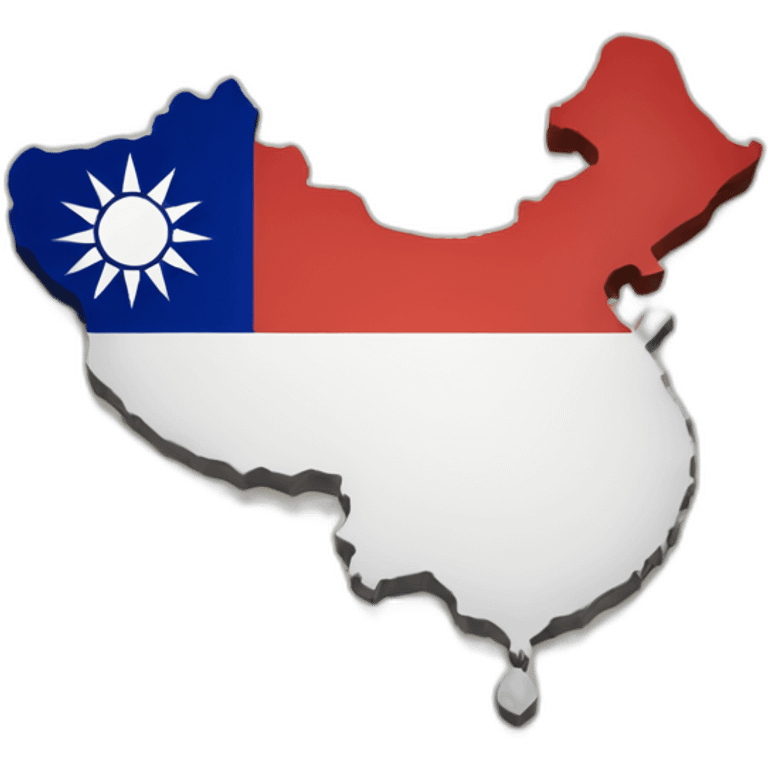 Taiwan map and flag emoji