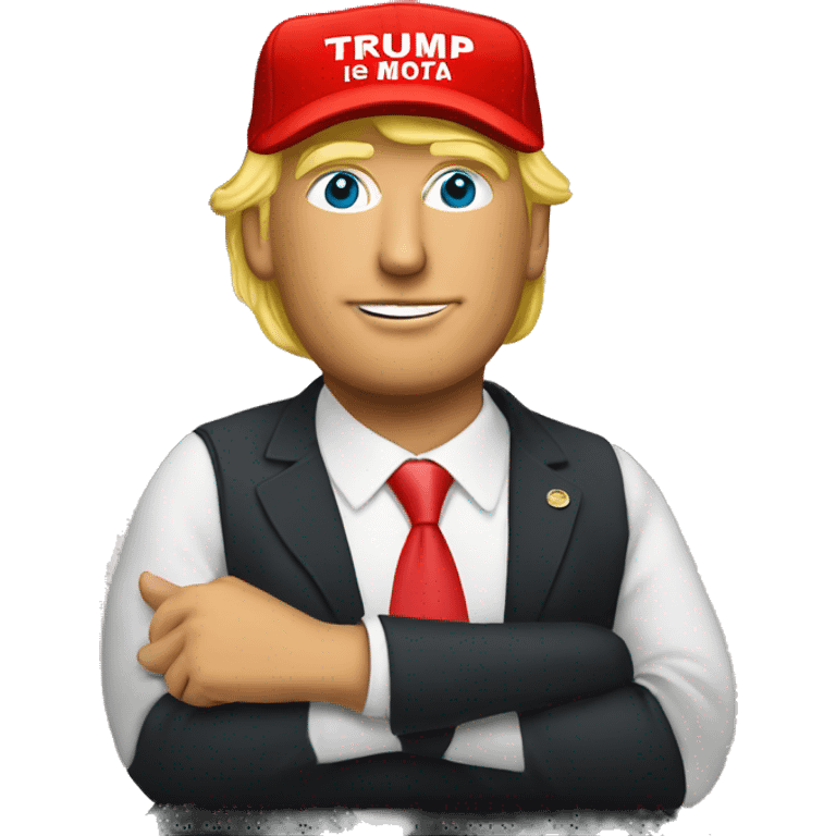 Trump in maga hat  emoji