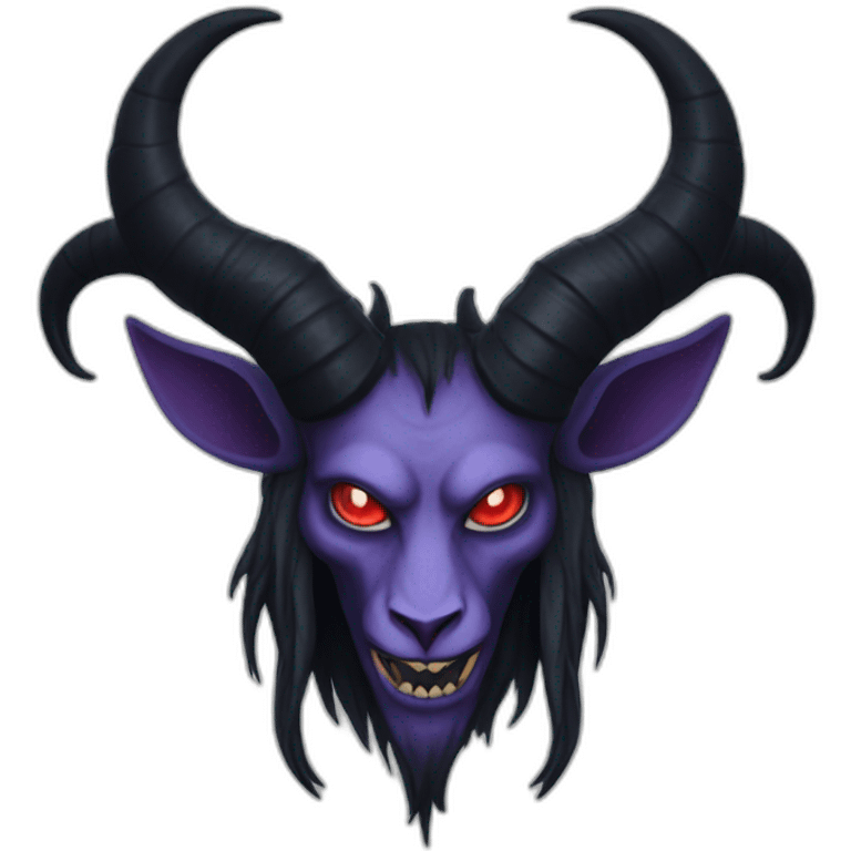 Goth Baphomet emoji