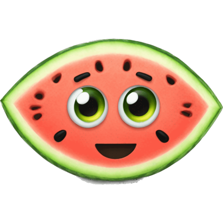 star eyes watermelon emoji